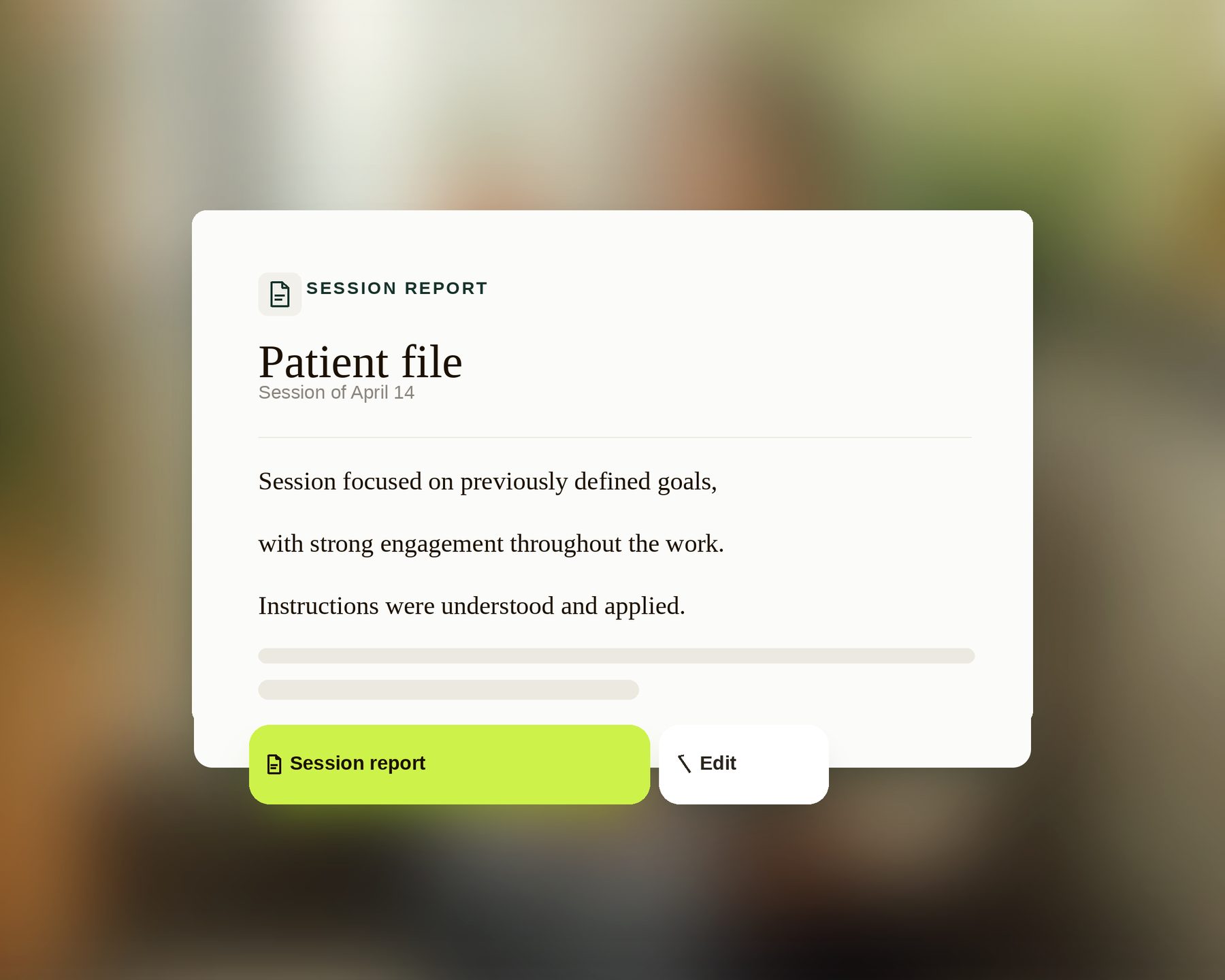 Session report generated by Delta